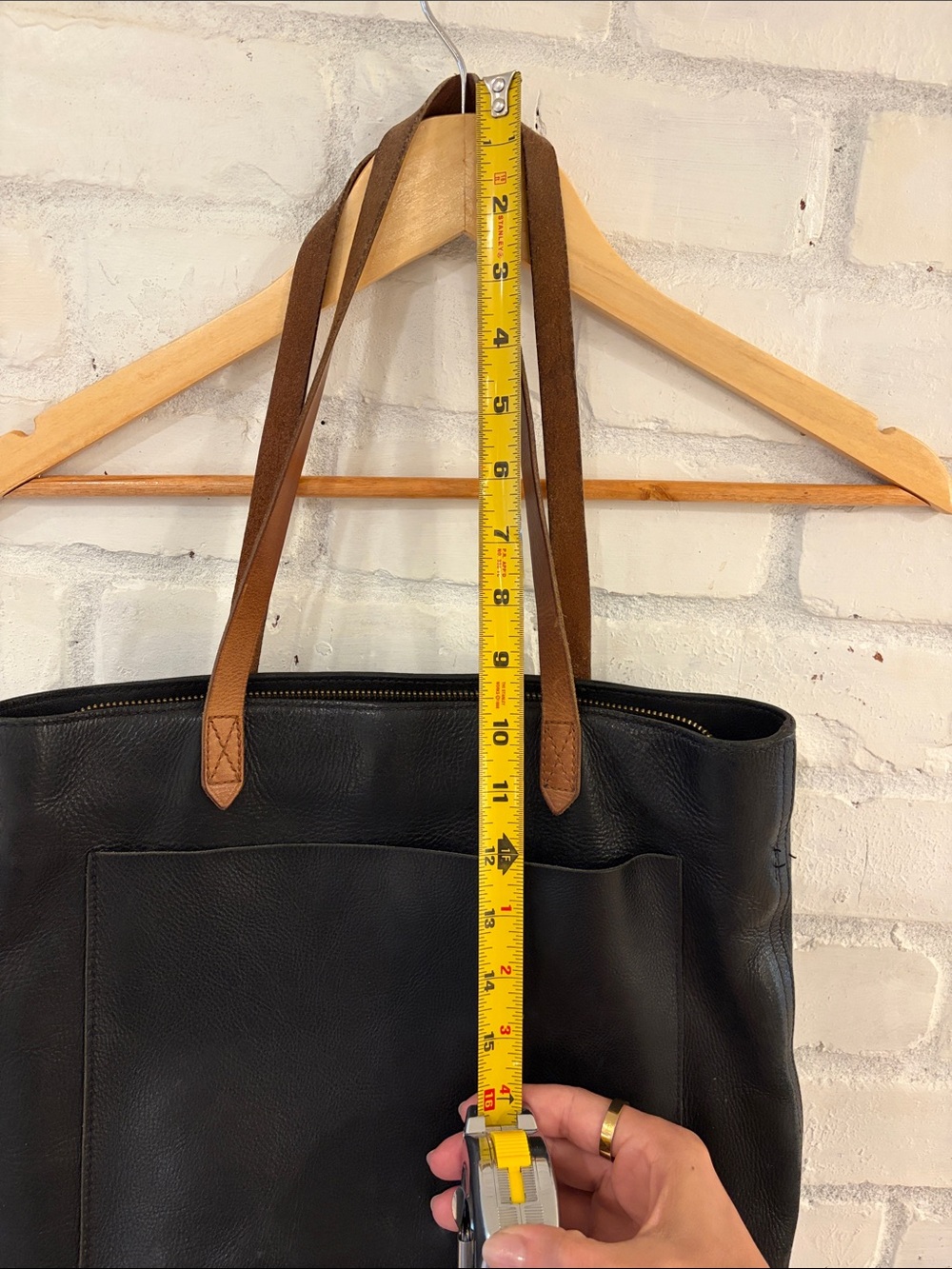 Zip-Top Medium Transport Tote by Madewell (B8) - Picture 9 of 9